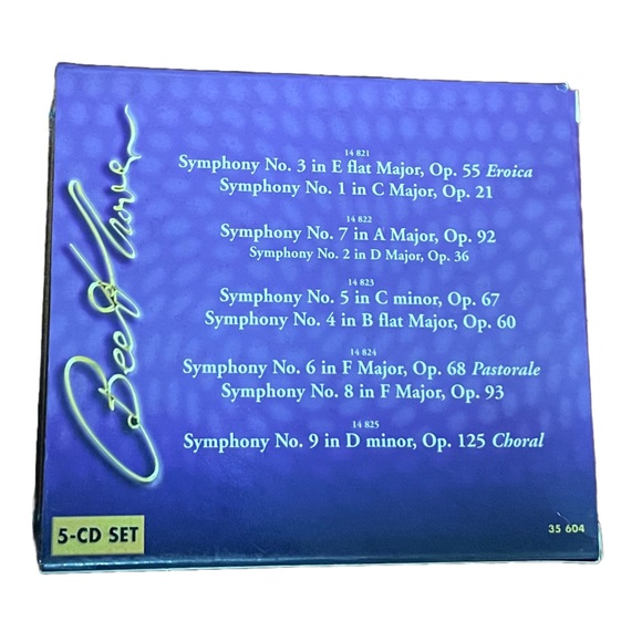 5 CD SET Vintage Beethoven Complete Symphonies Delta Music - Picture 2 of 5